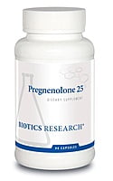 Biotics, Pregnenolone 25, (90 Caps)