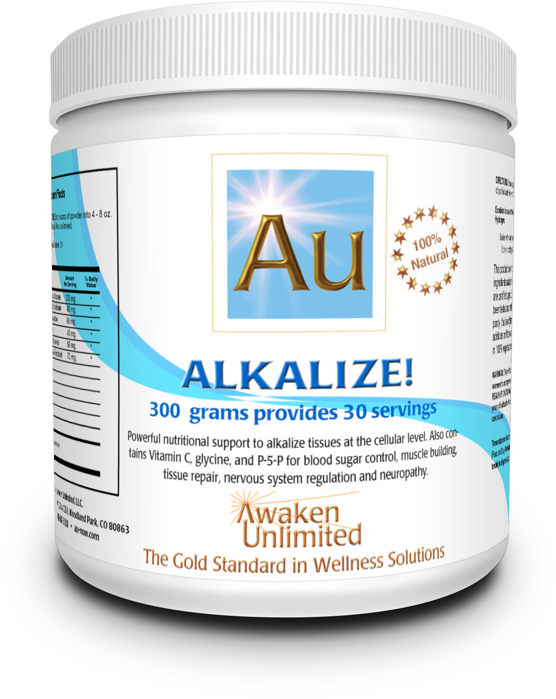 AU, NM, Alkalize, (300 G)