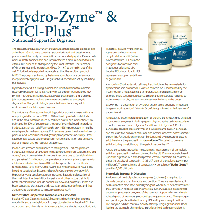 Biotics, Hydrozyme, (90T)