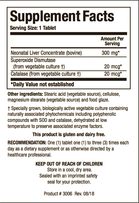 Biotics, Cytozyme LV, (60T)