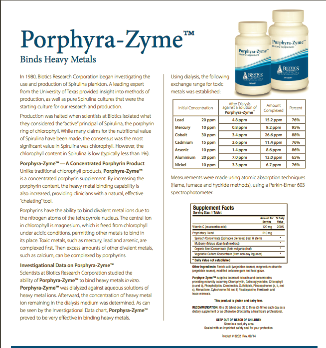 Biotics, Porphyra-Zyme, (90T)