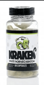 Kratom, Kraken, White Borneo, 60 Cap