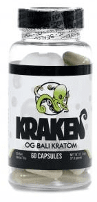 Kratom, Kraken, OG Bali, 60 Cap