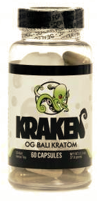 Kratom, Kraken, OG Bali, 60 Cap